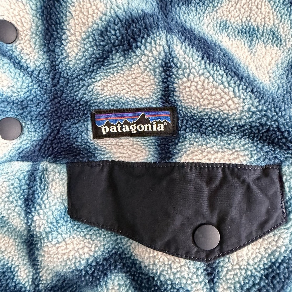 Patagonia Lightweight Synchilla Snap T Fleece Pullover Womens M Aztec Gorpcore - Picture 3 of 9